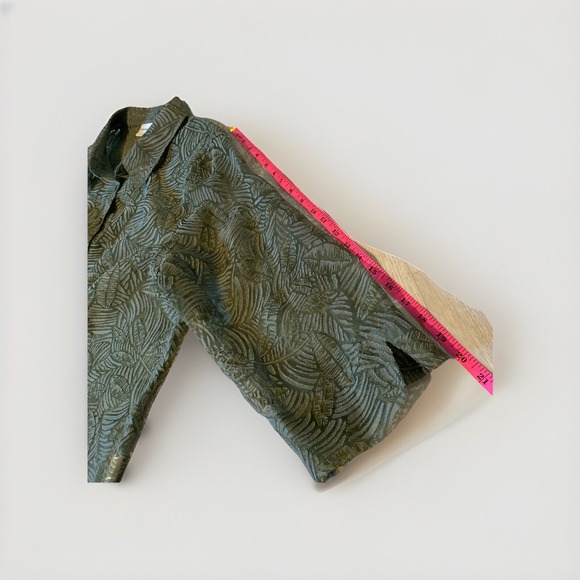 VTG Alfred Dunner Women's Green Button Down Top Size‎ 18W - Picture 15 of 15